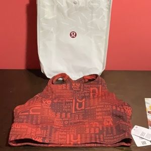Lululemon Energy Bra High Neck Long Line Size 10